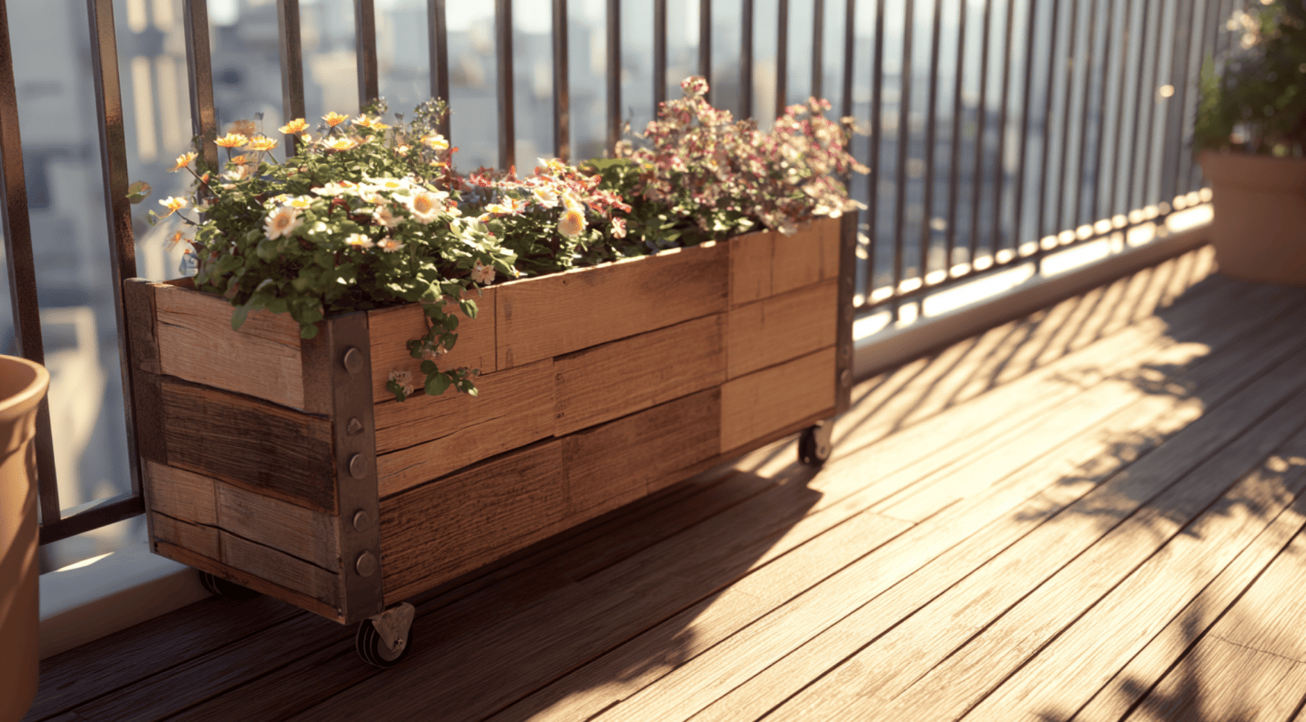 Rolling Planter Box