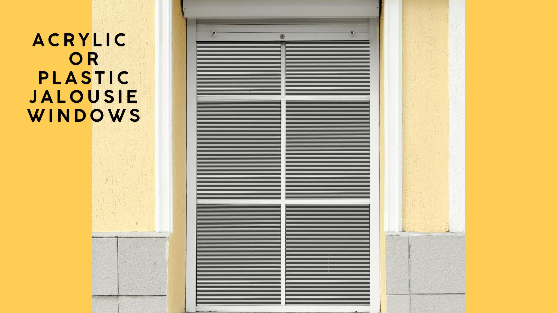 acrylic plastic jalousie windows
