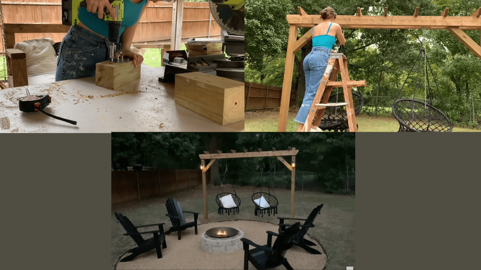 add seating and final touches diy fire pit landscape