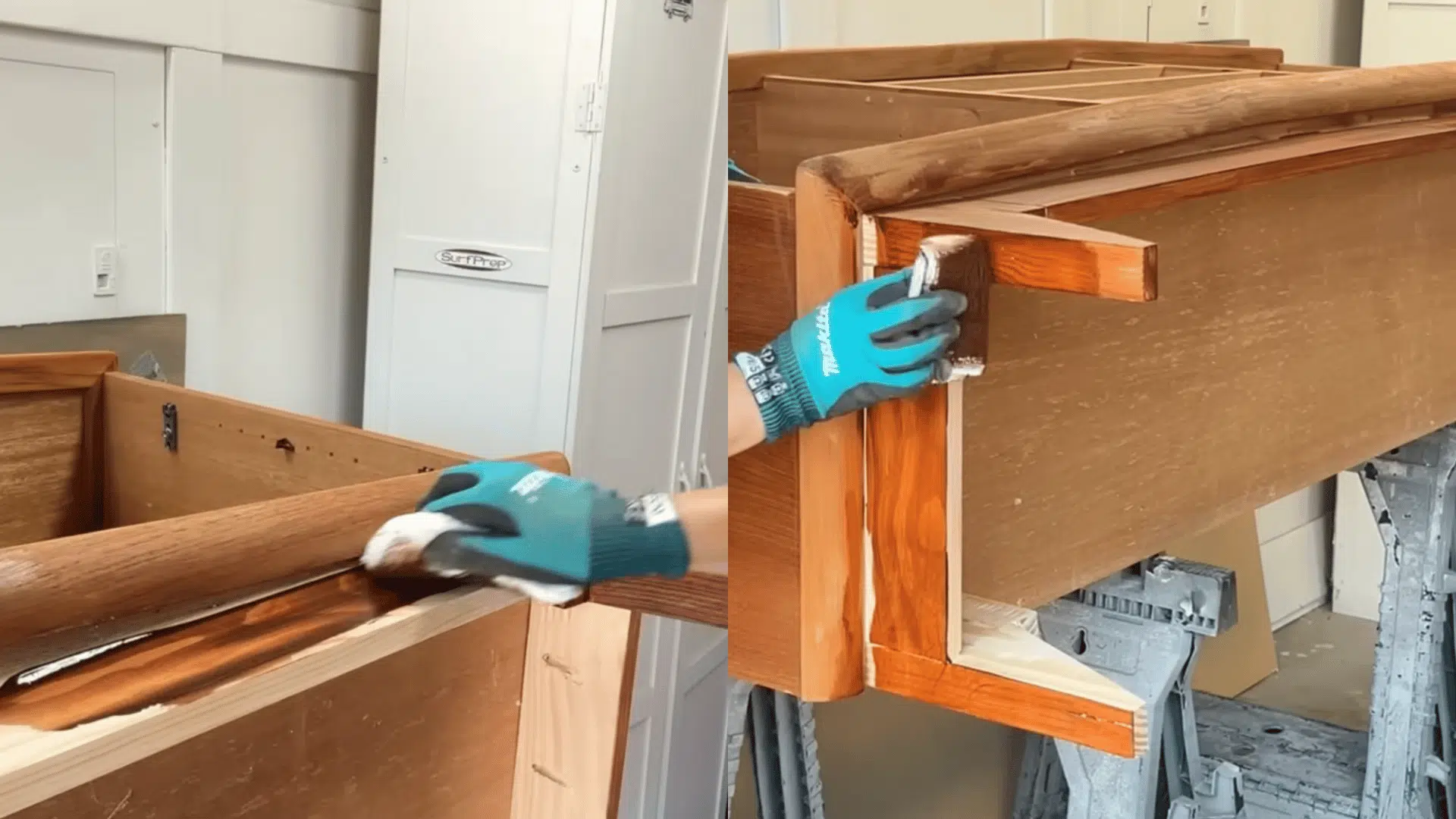 apply your gel stain