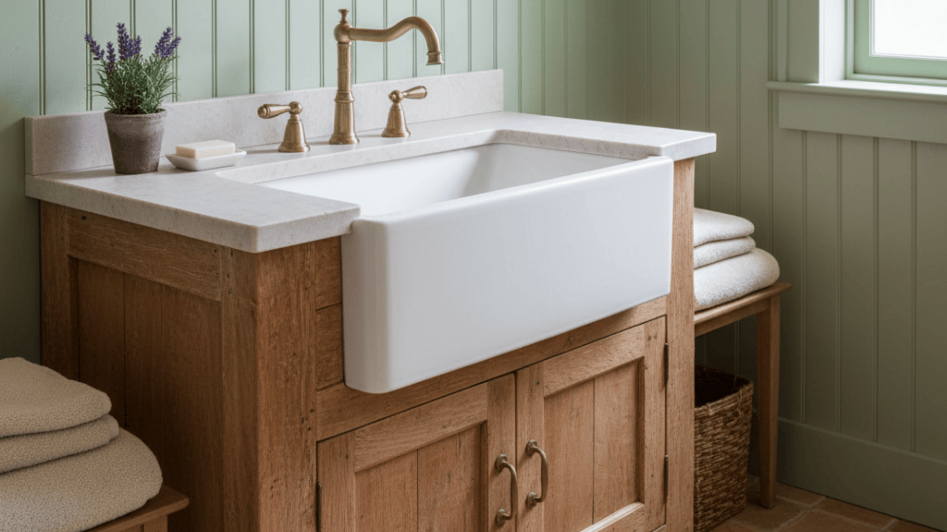 apron front sink