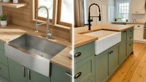 apron sink vs farmhouse sink