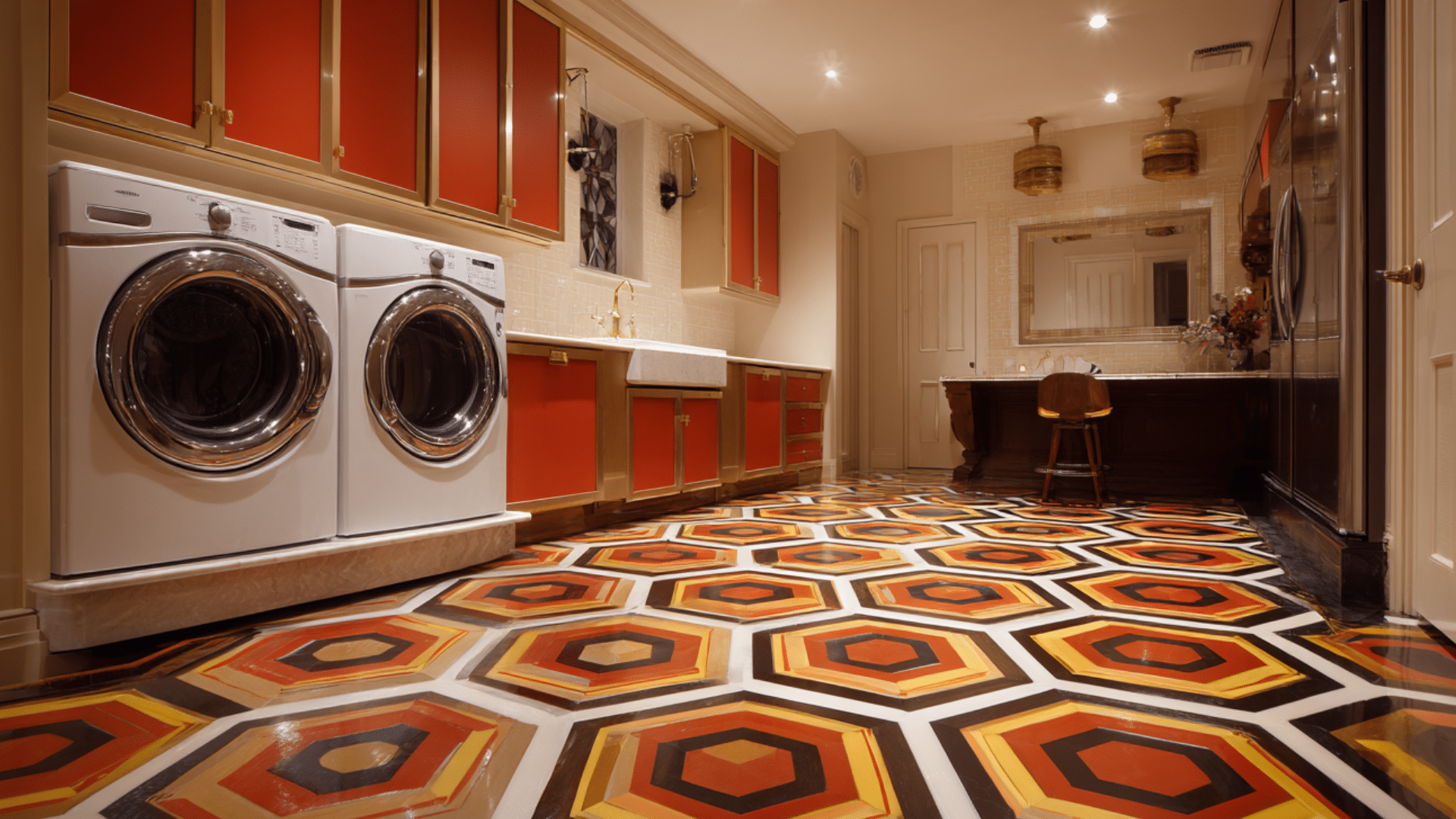 art deco inspired floor designs