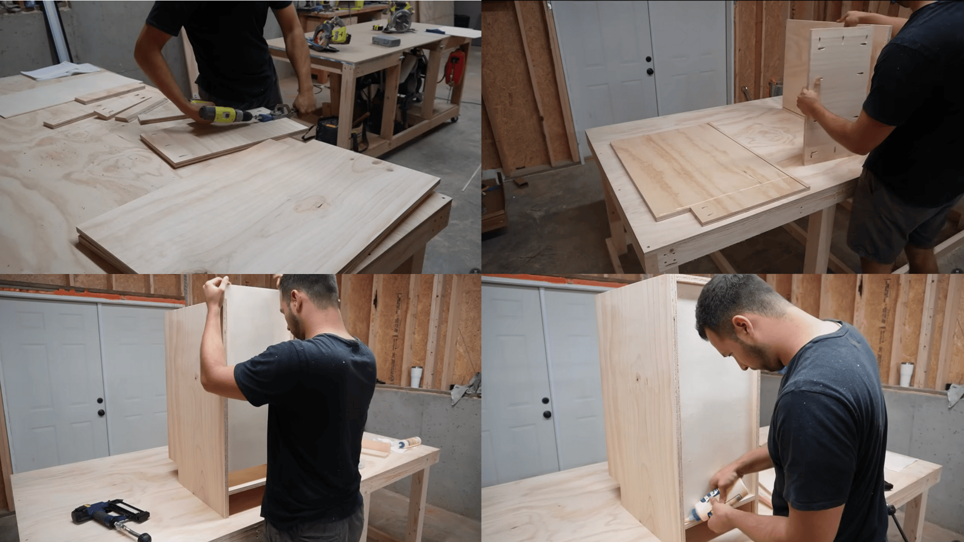 assemble the cabinet carcass diy kitchen cabinets