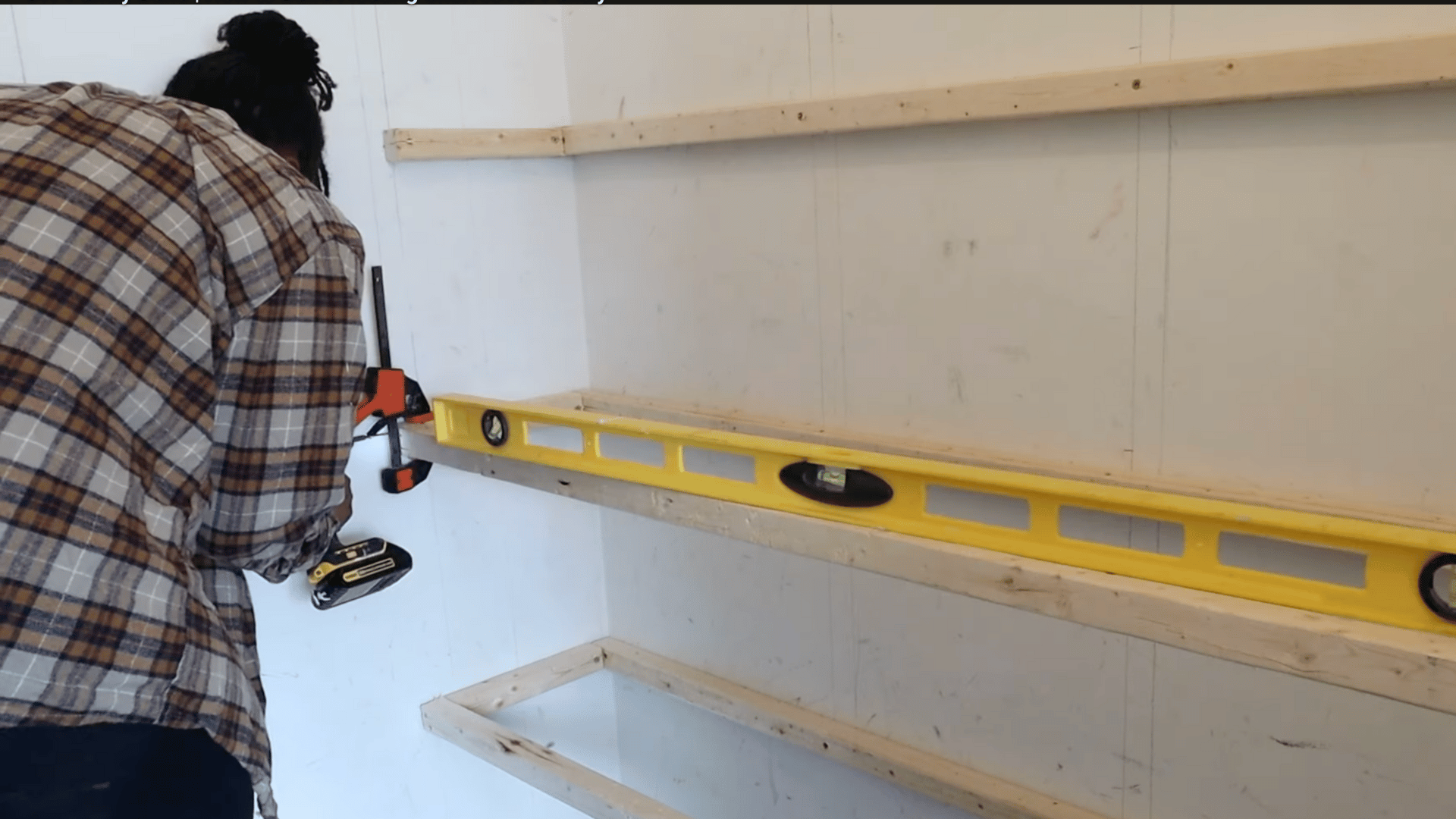 attach the front support using clamps