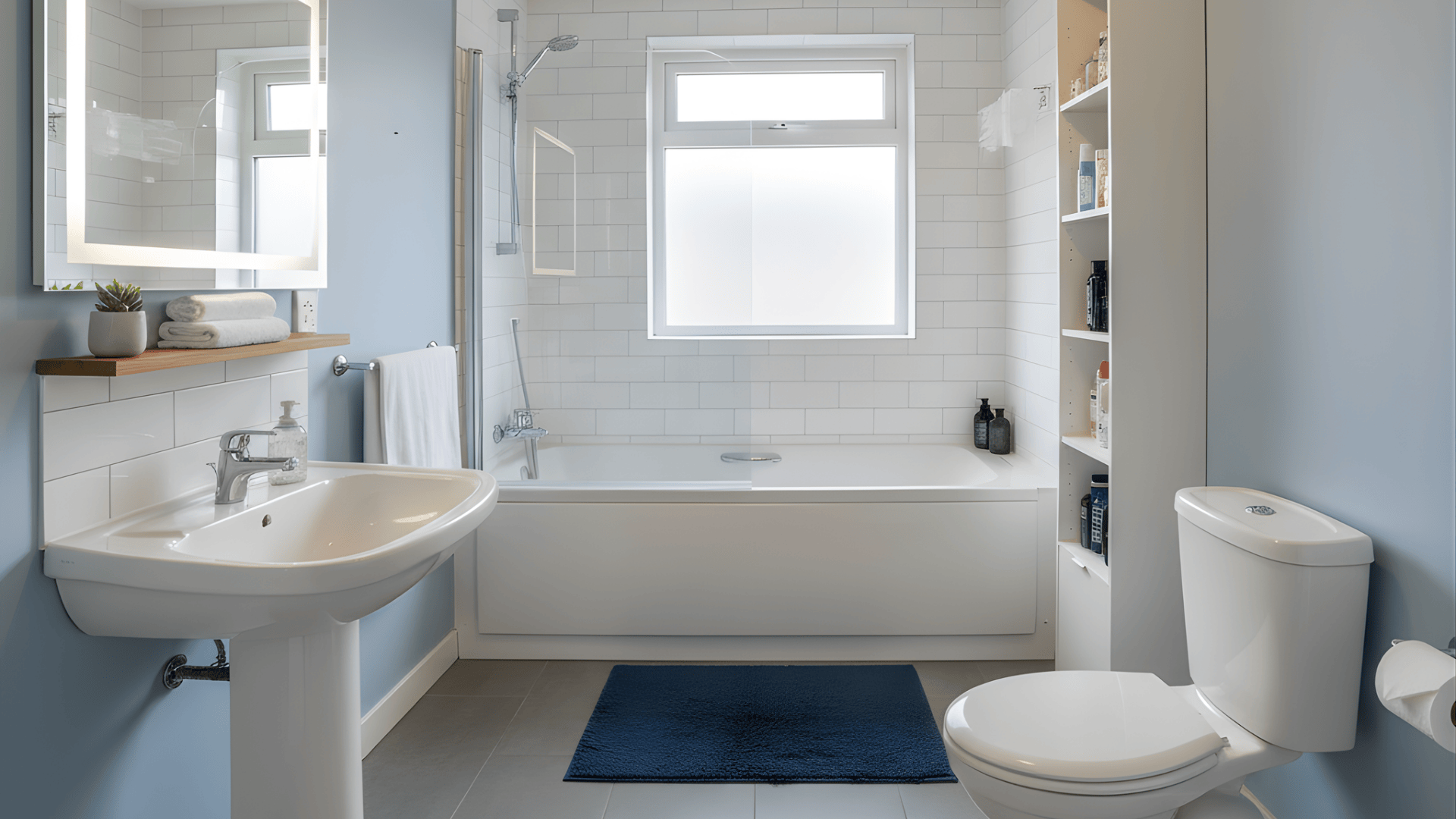 average bathroom size