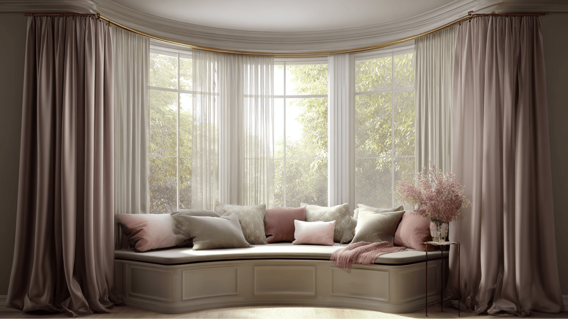 bay and bow window curtains