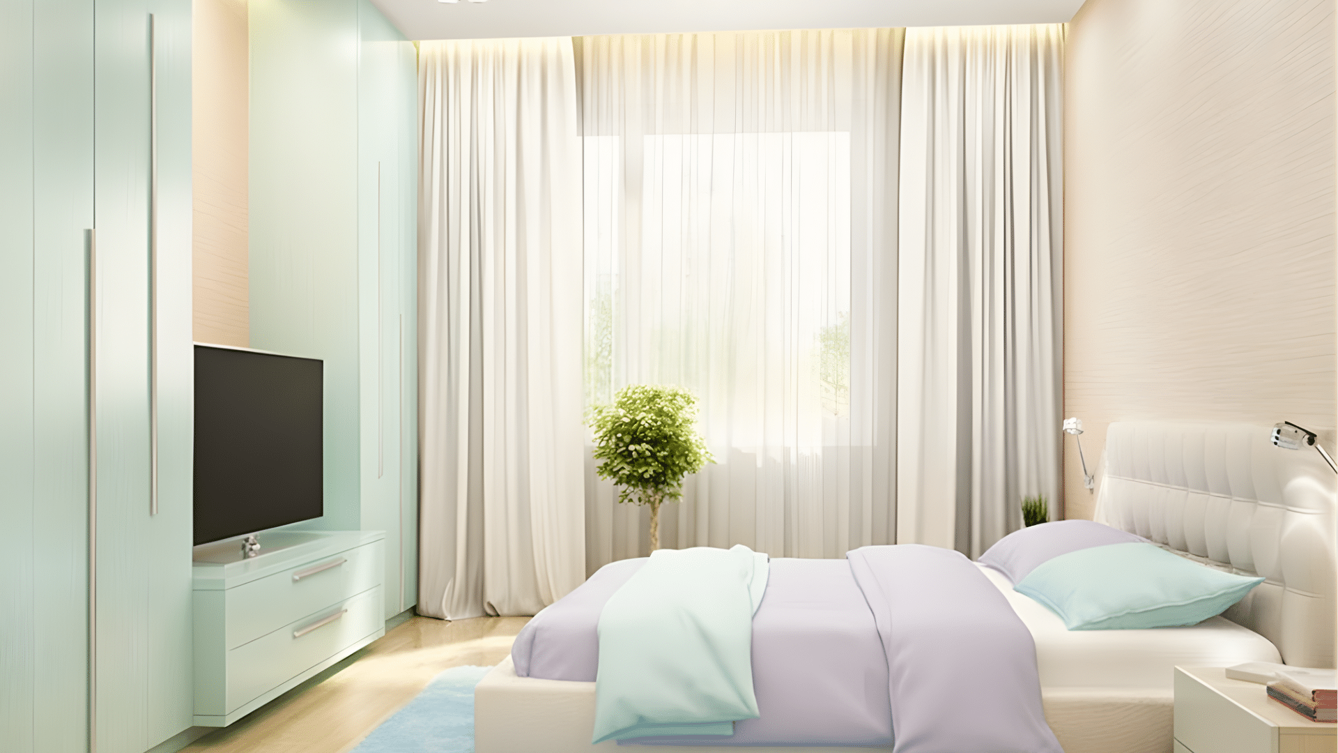 bedroom curtains