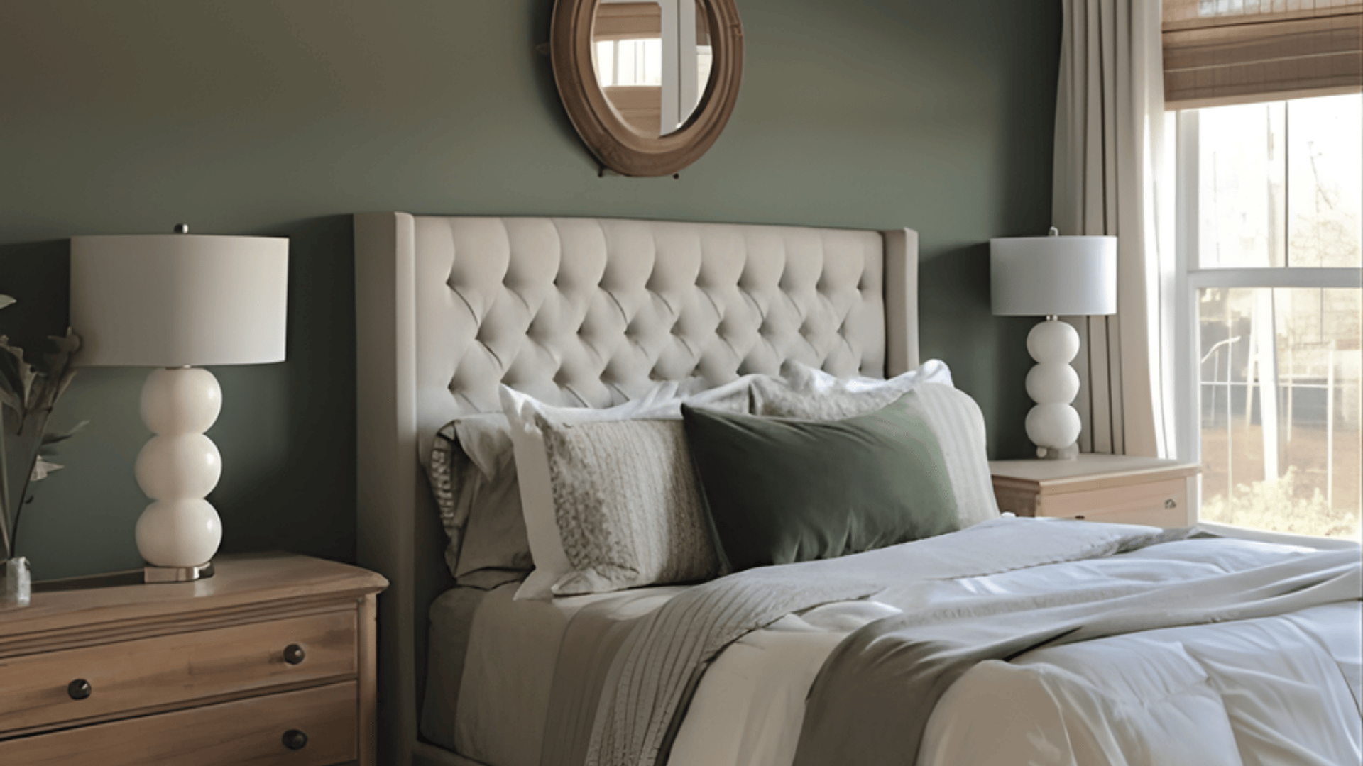 bedrooms pewter green