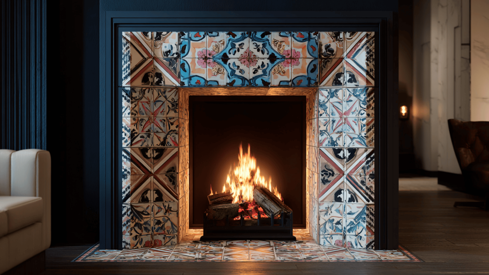 bold encaustic cement pattern
