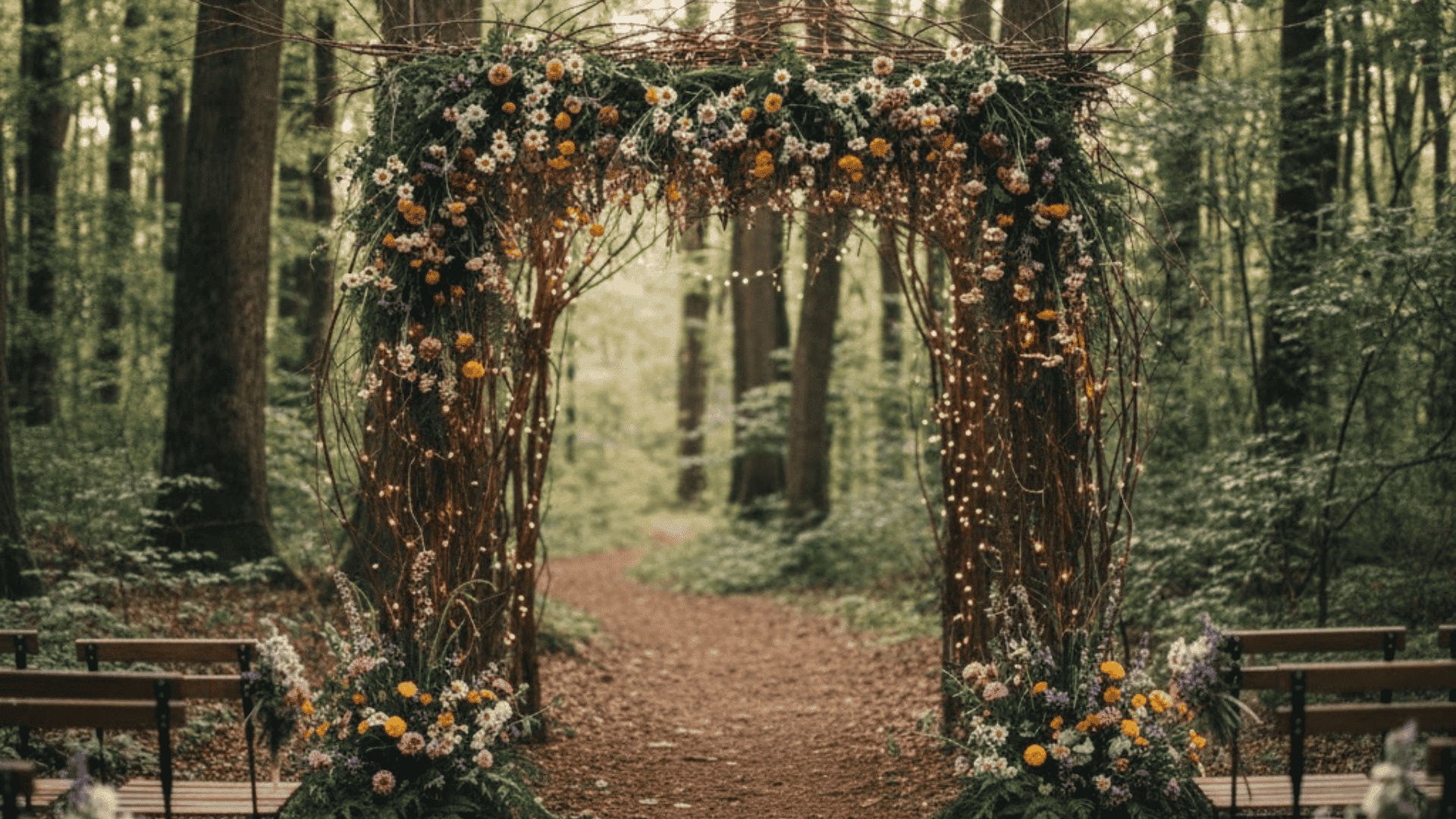 branch and twig arch