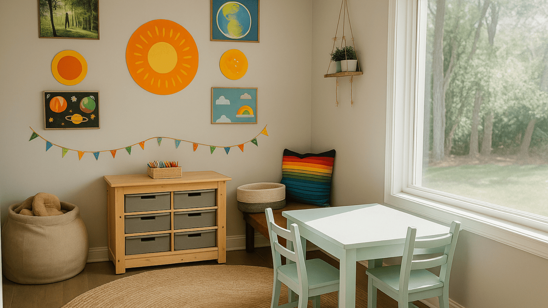 bright and playful theme