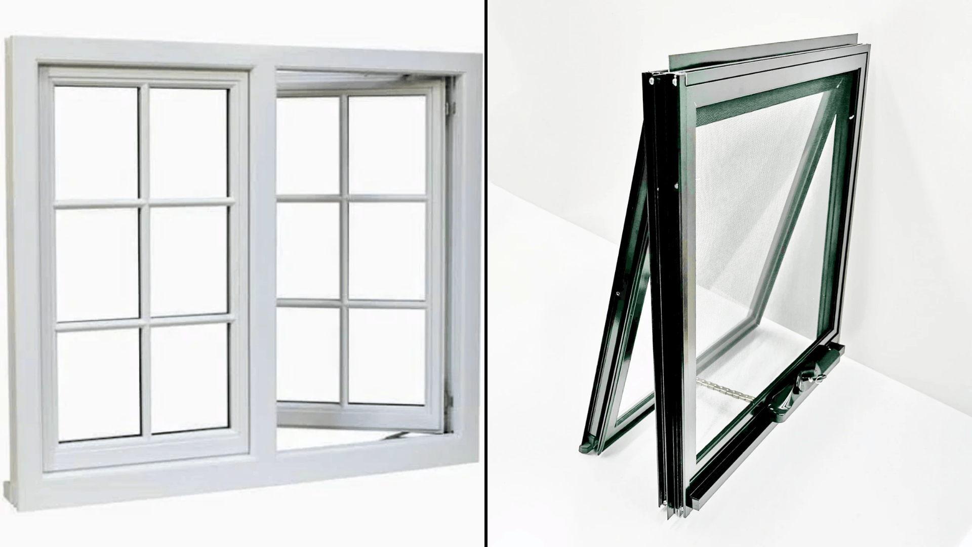casement and awning windows