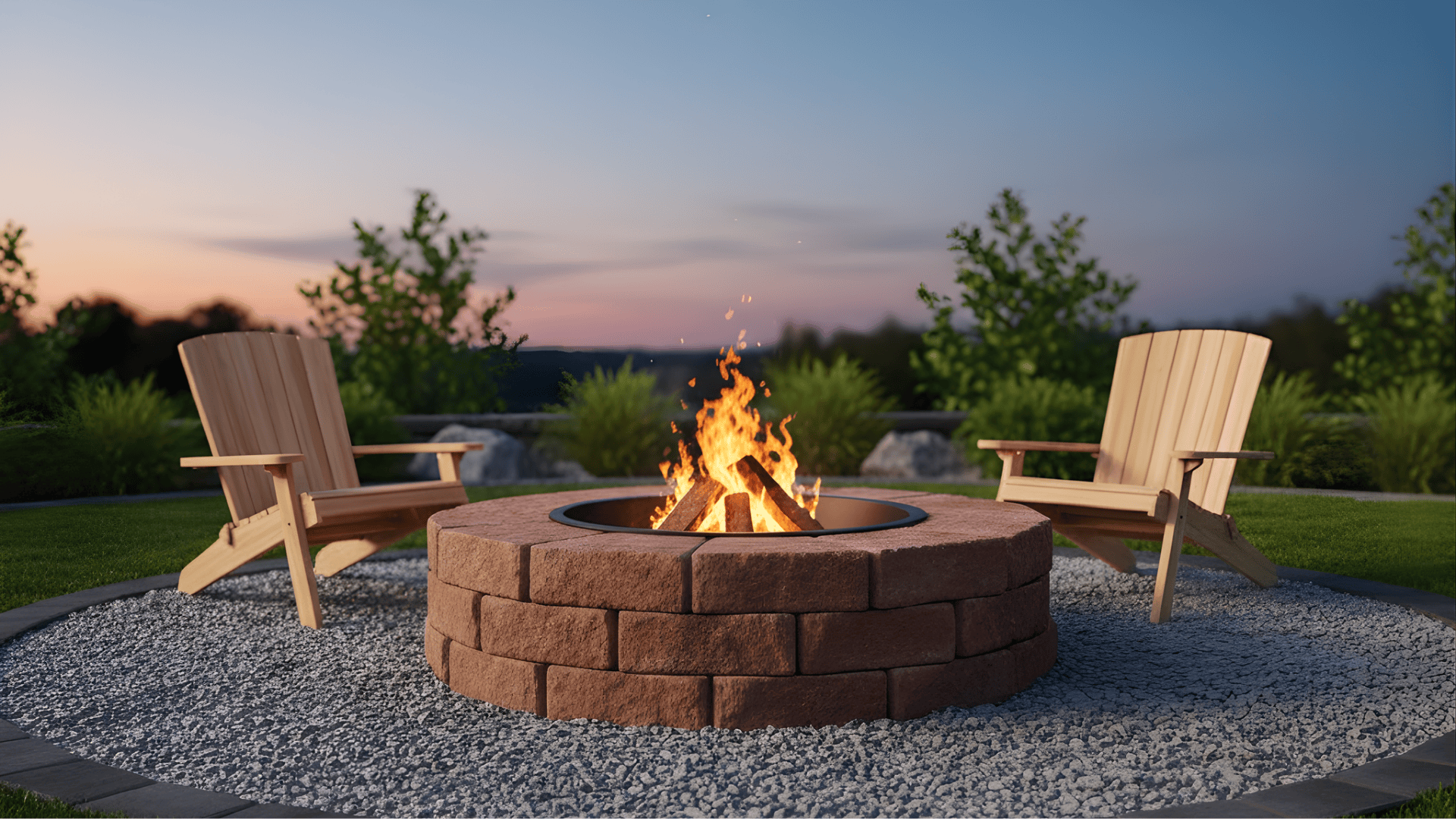 circular fire pit kit low cost fire pit landscape design idea