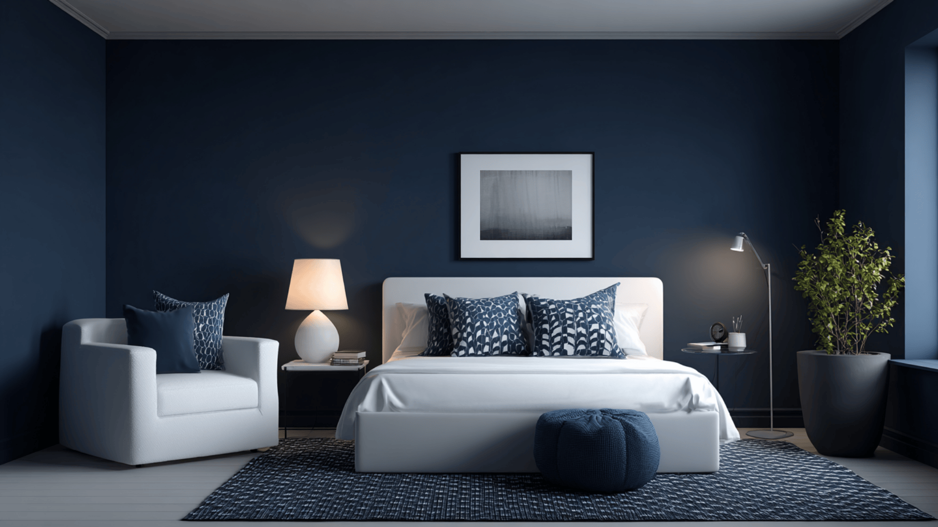 classic navy blue