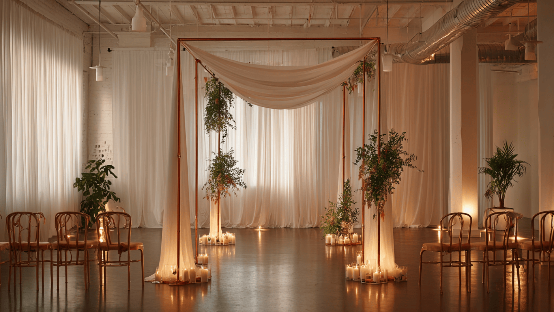copper pipe arch