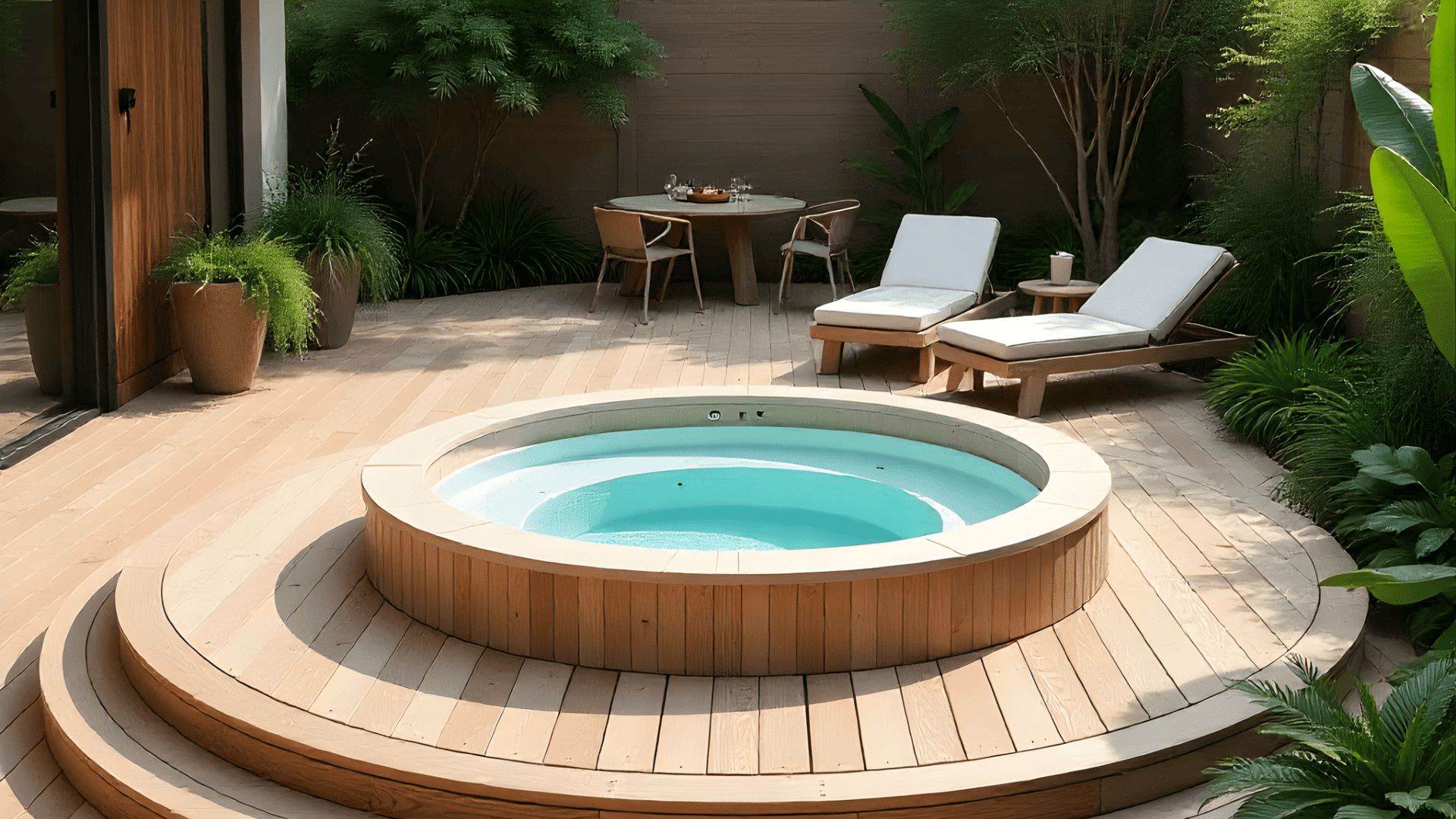 curved wrap deck