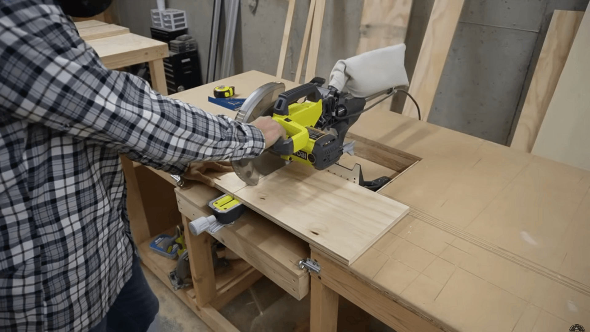 cut all parts to size diy kitchen cabinets