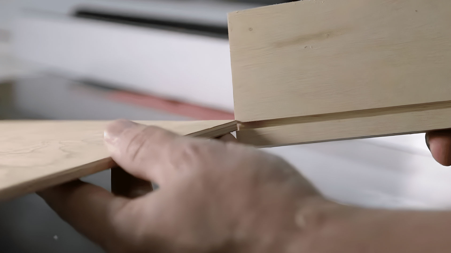 cut grooves and prepare the center panel