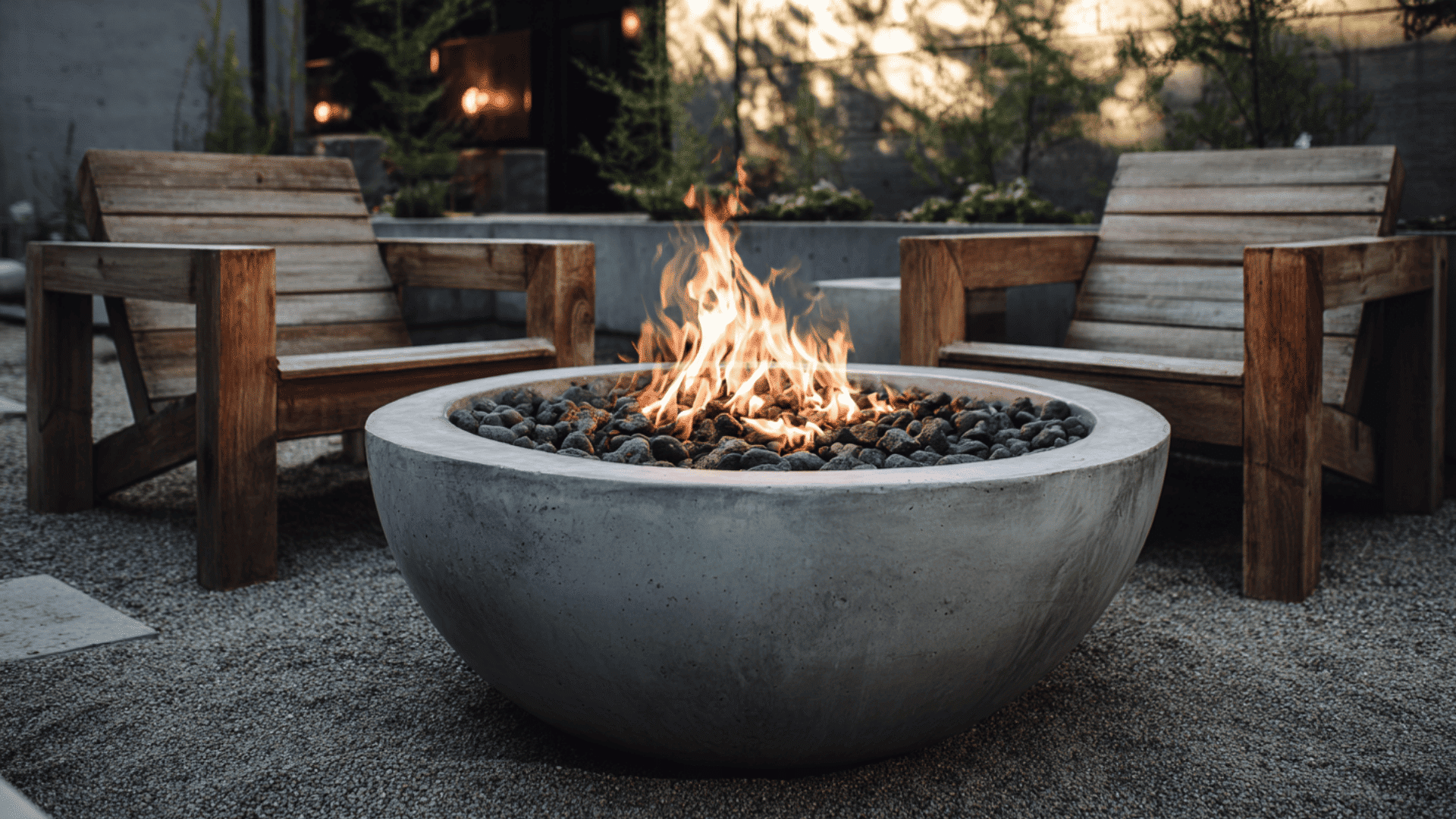 diy concrete bowl fire pit low cost fire pit landscape design idea