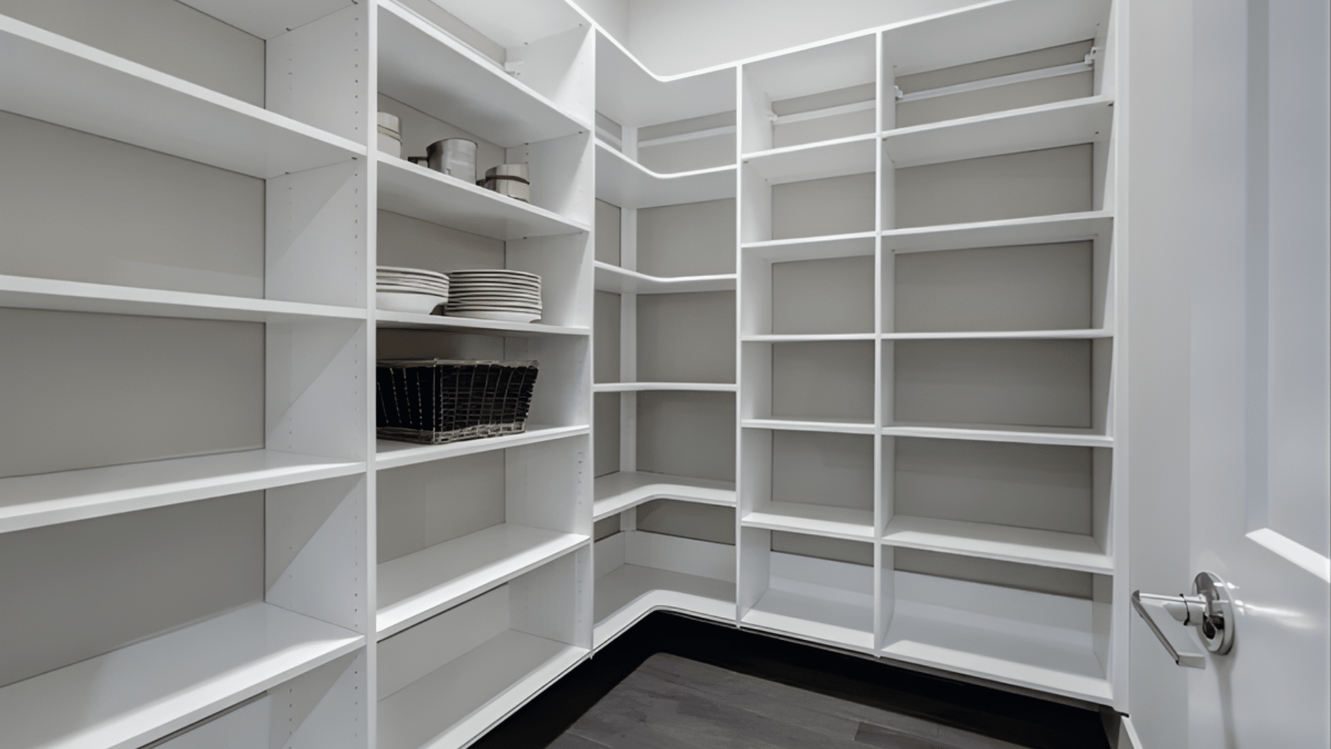 diy pantry shelves