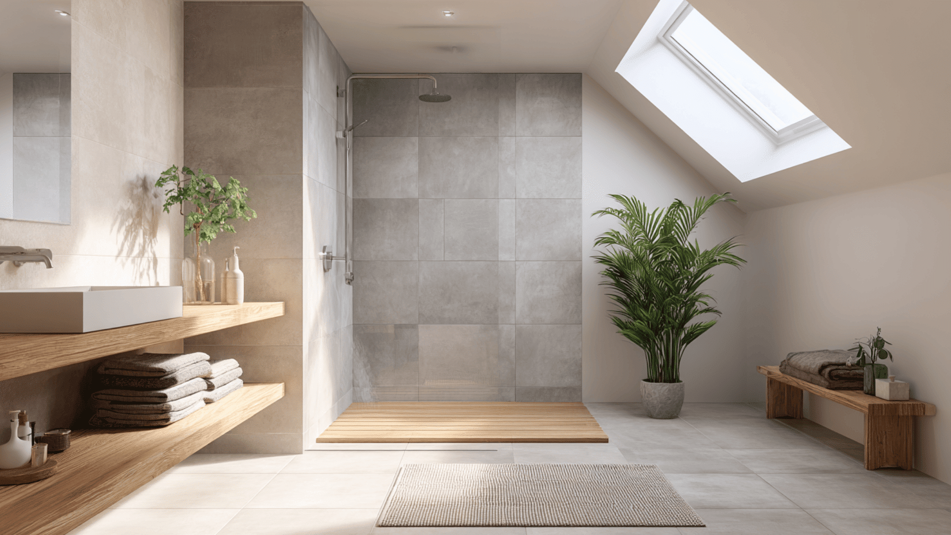 doorless walk in shower ideas