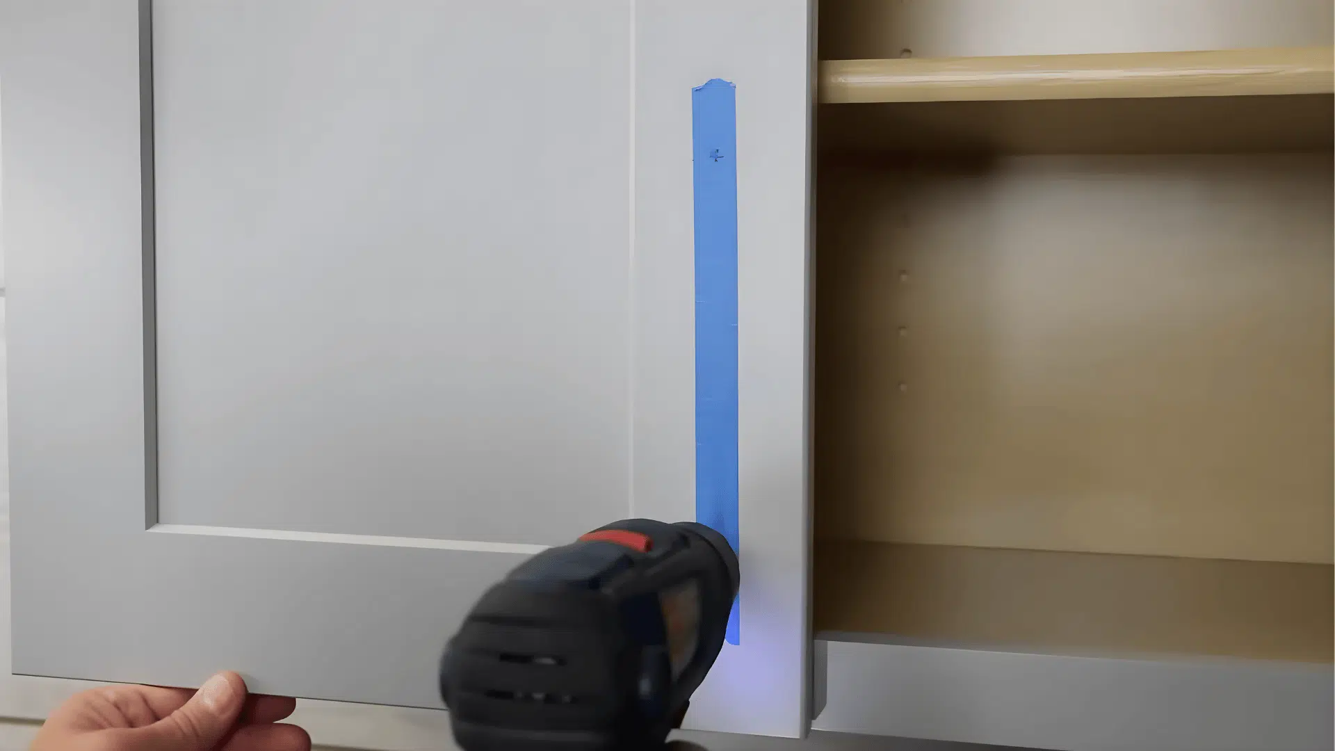 drill pilot holes cabinet hardware placement step by step guide
