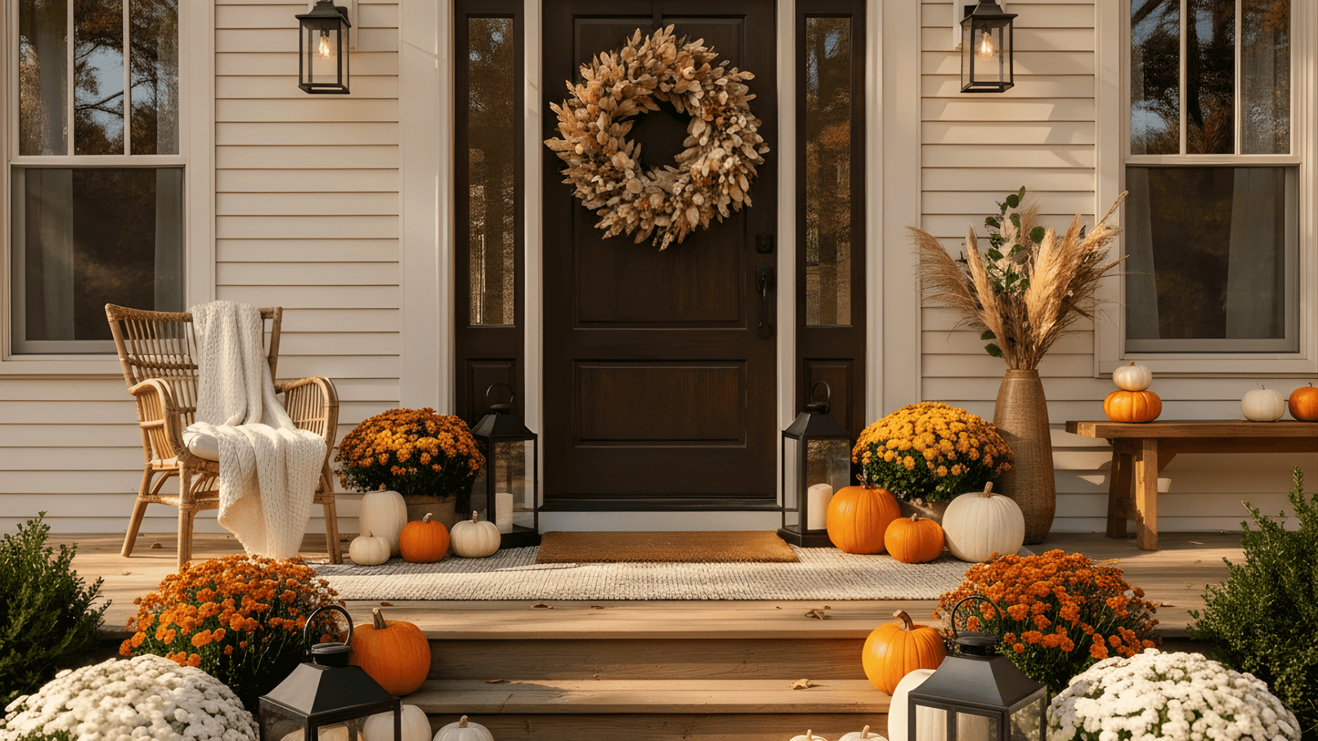 fifteen fall porch ideas for a warm welcome