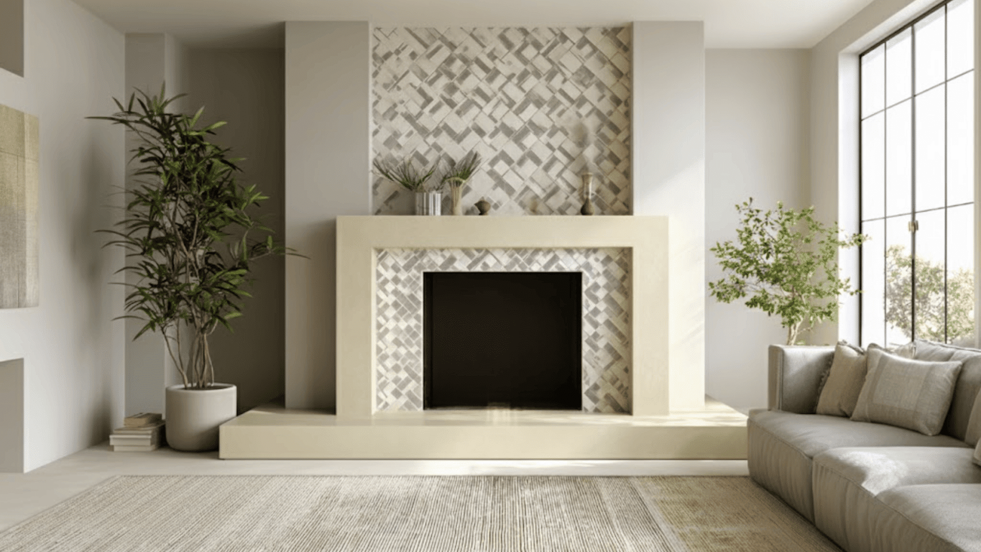 fireplace tile ideas