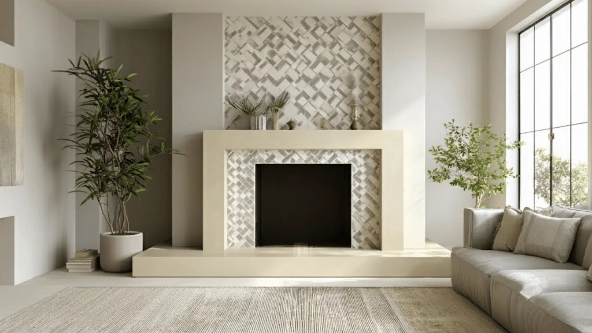 fireplace tile ideas