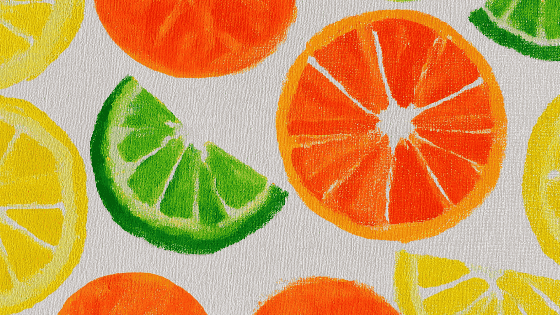 fruit slice pattern