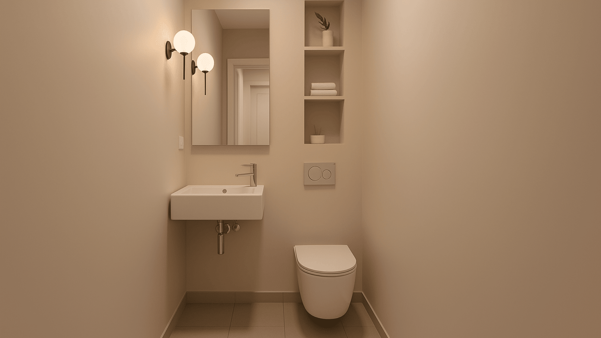 half bathroom