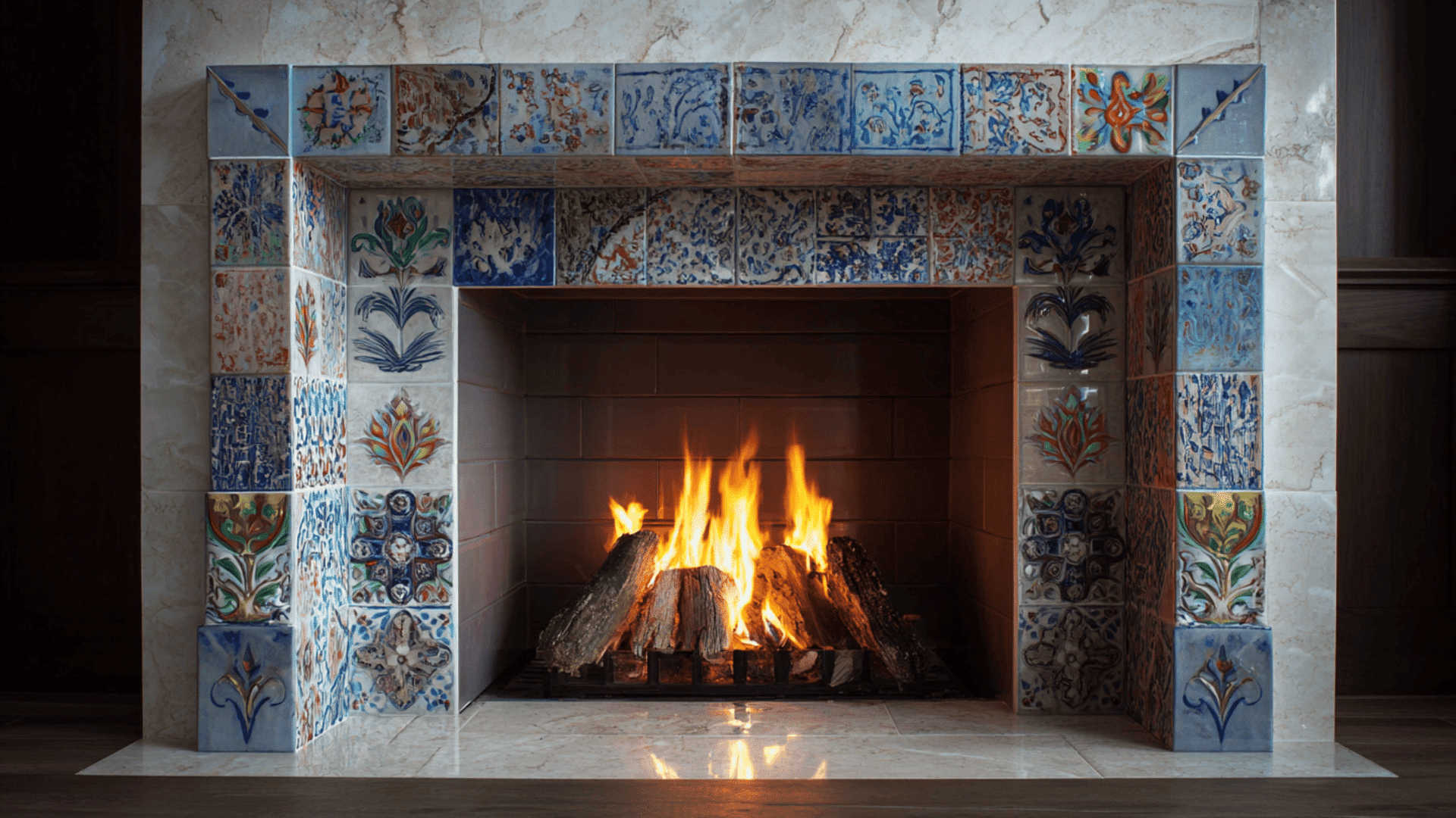 hand painted decorative tiles