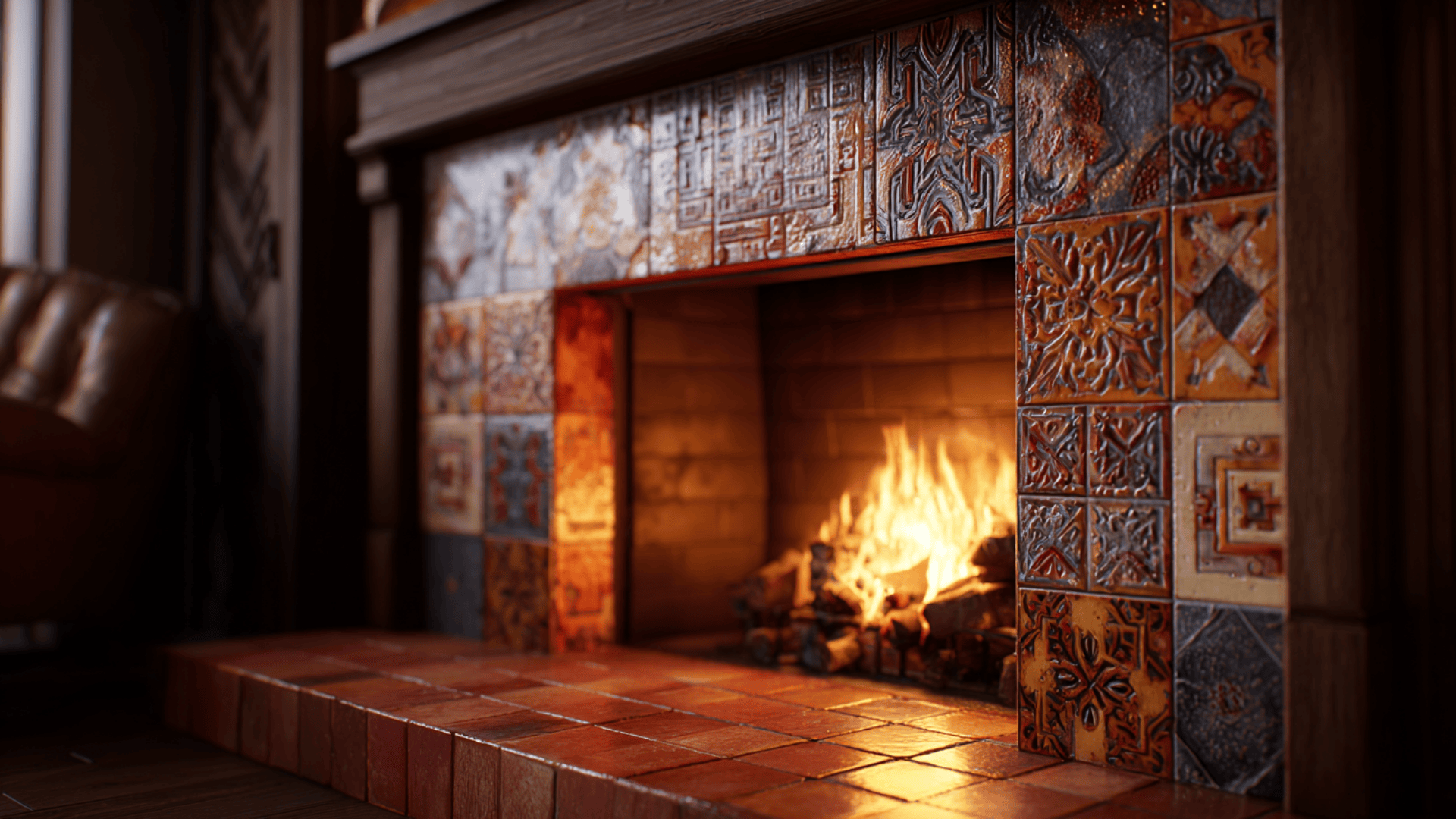handmade clay artisan tiles