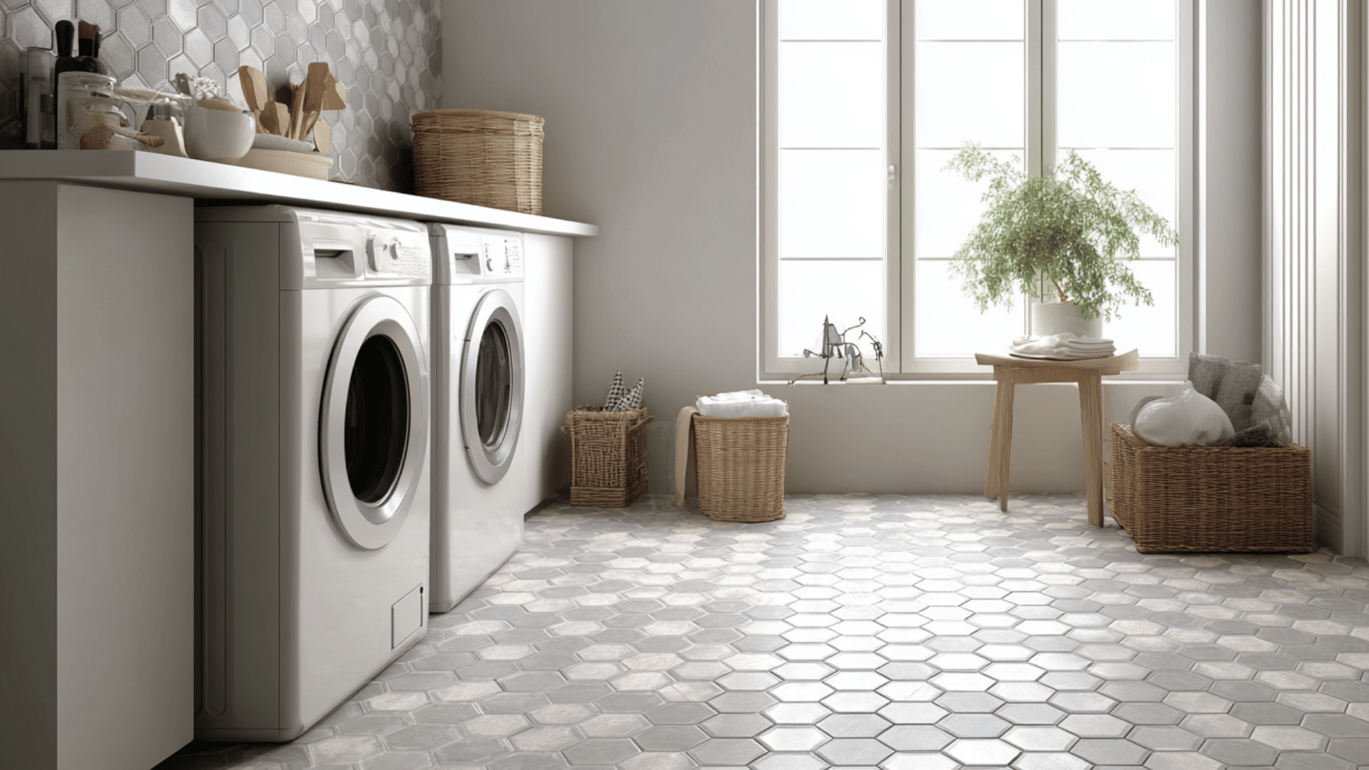 hexagon porcelain tiles