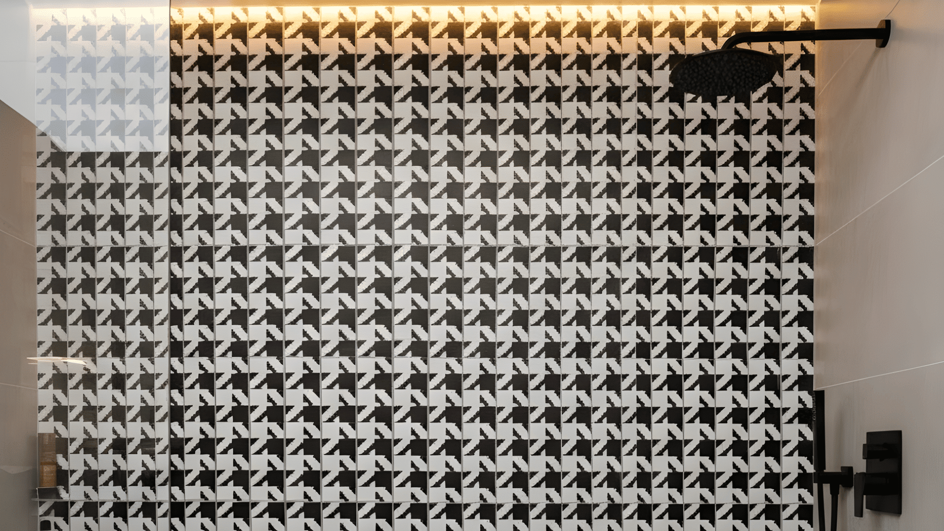 houndstooth porcelain pattern