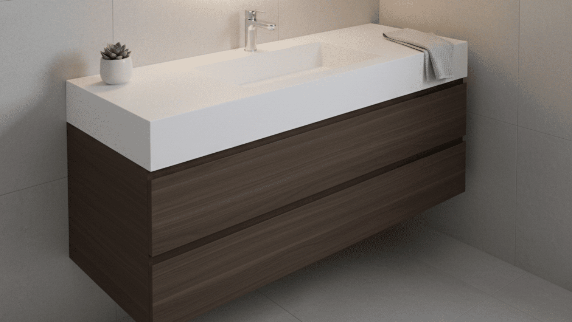 integrated sink