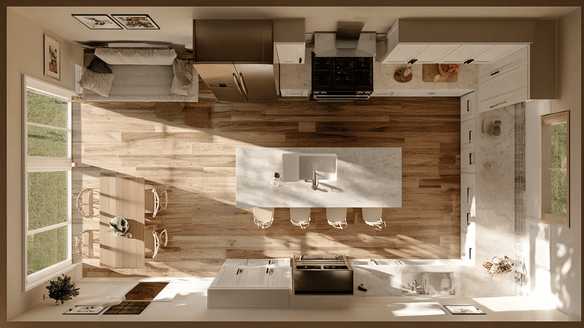 Kitchen Island Spacing Requirements Guide - Feather The Nest