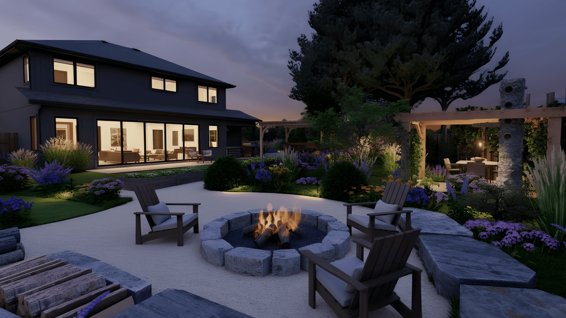 Low Cost Fire Pit Landscape Design Ideas to Try