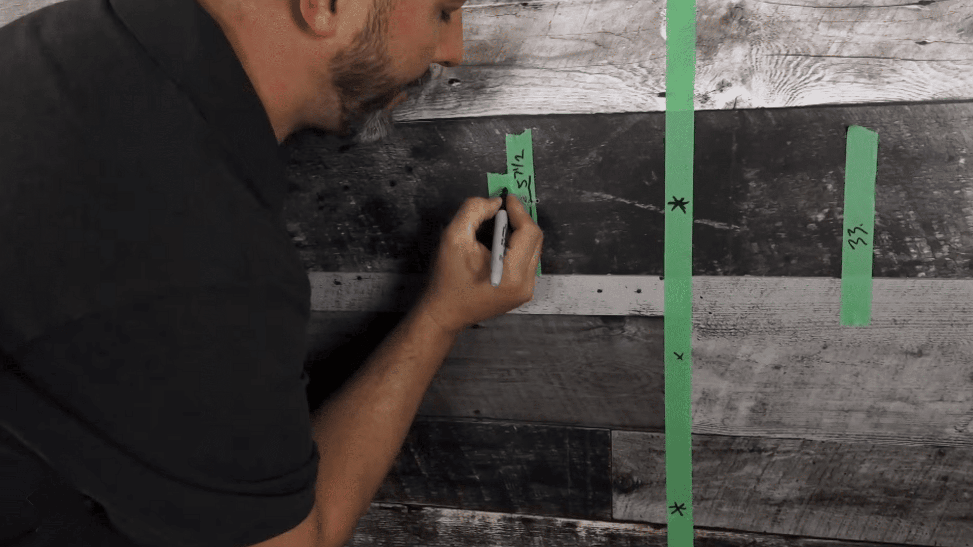 mark the exact mounting height