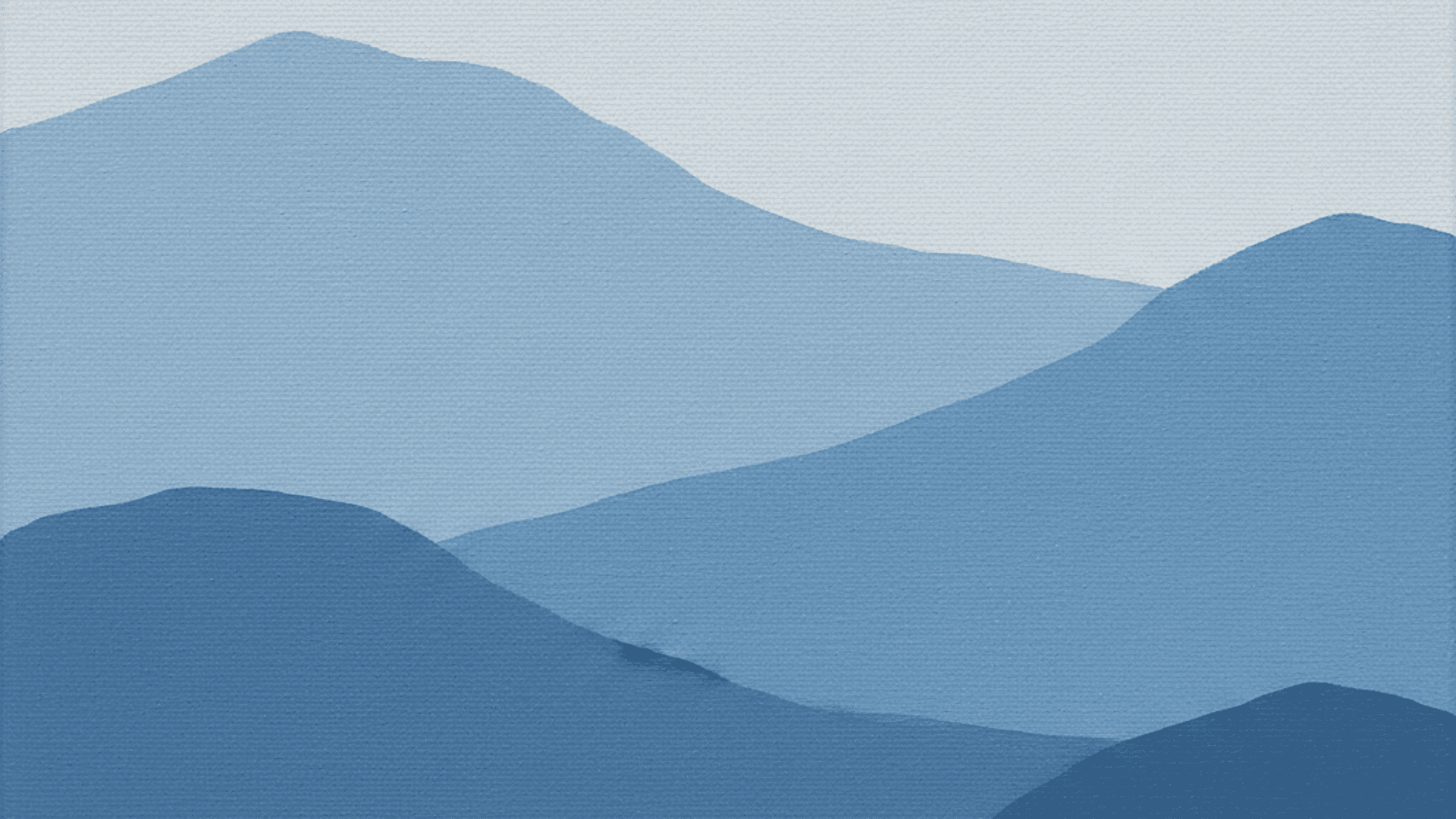 minimalist mountain layers