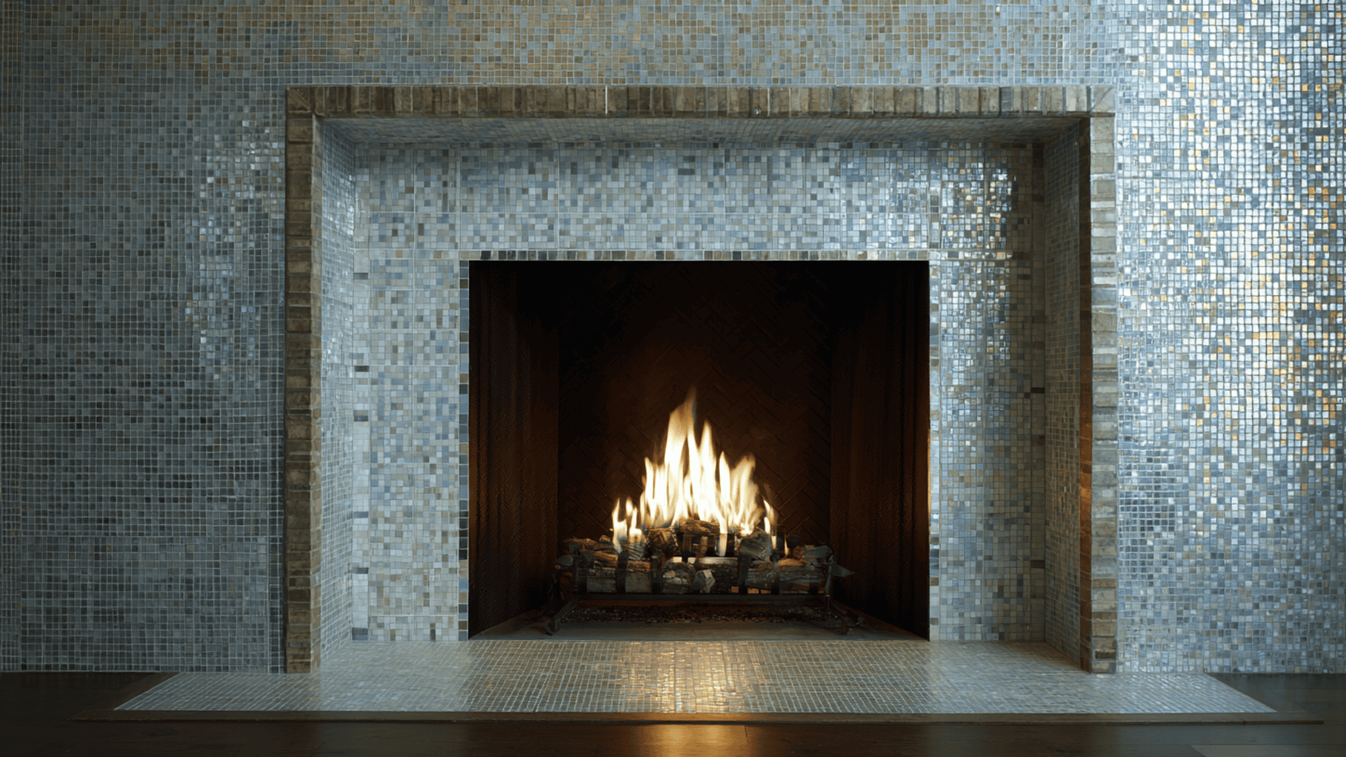 mixed metal mosaic accents