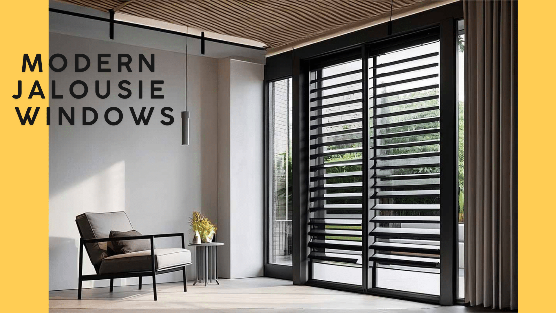 modern jalousie windows