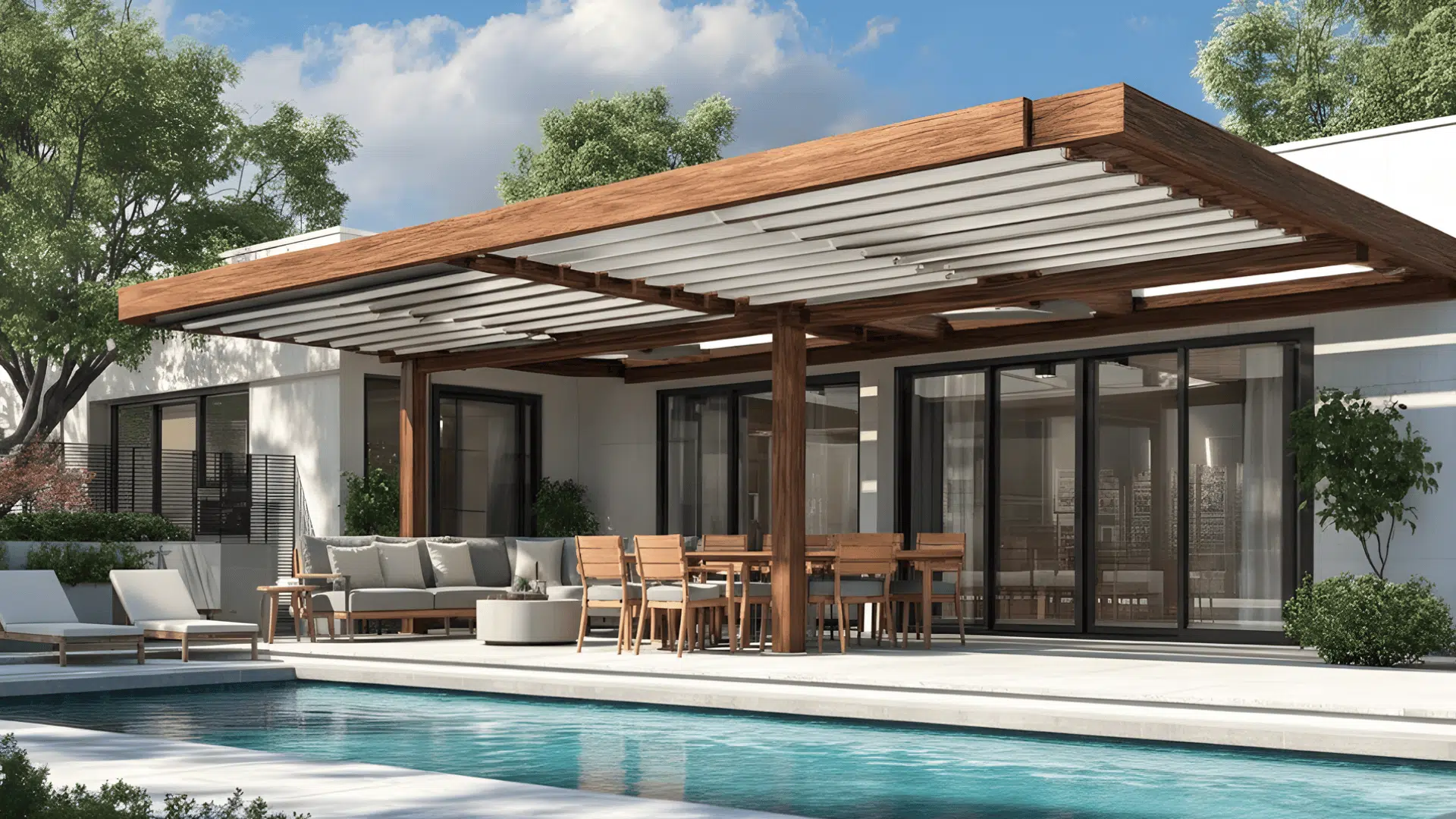modern pergola
