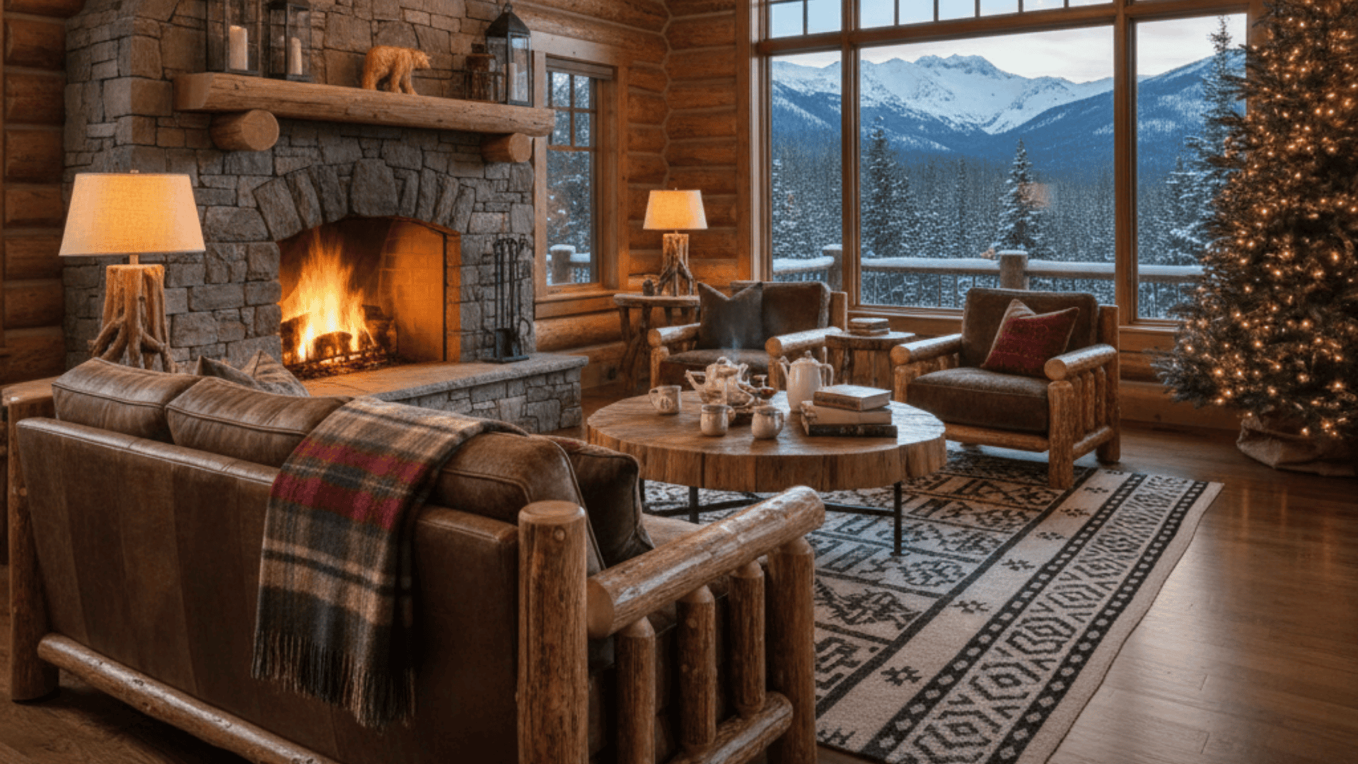 mountain lodge