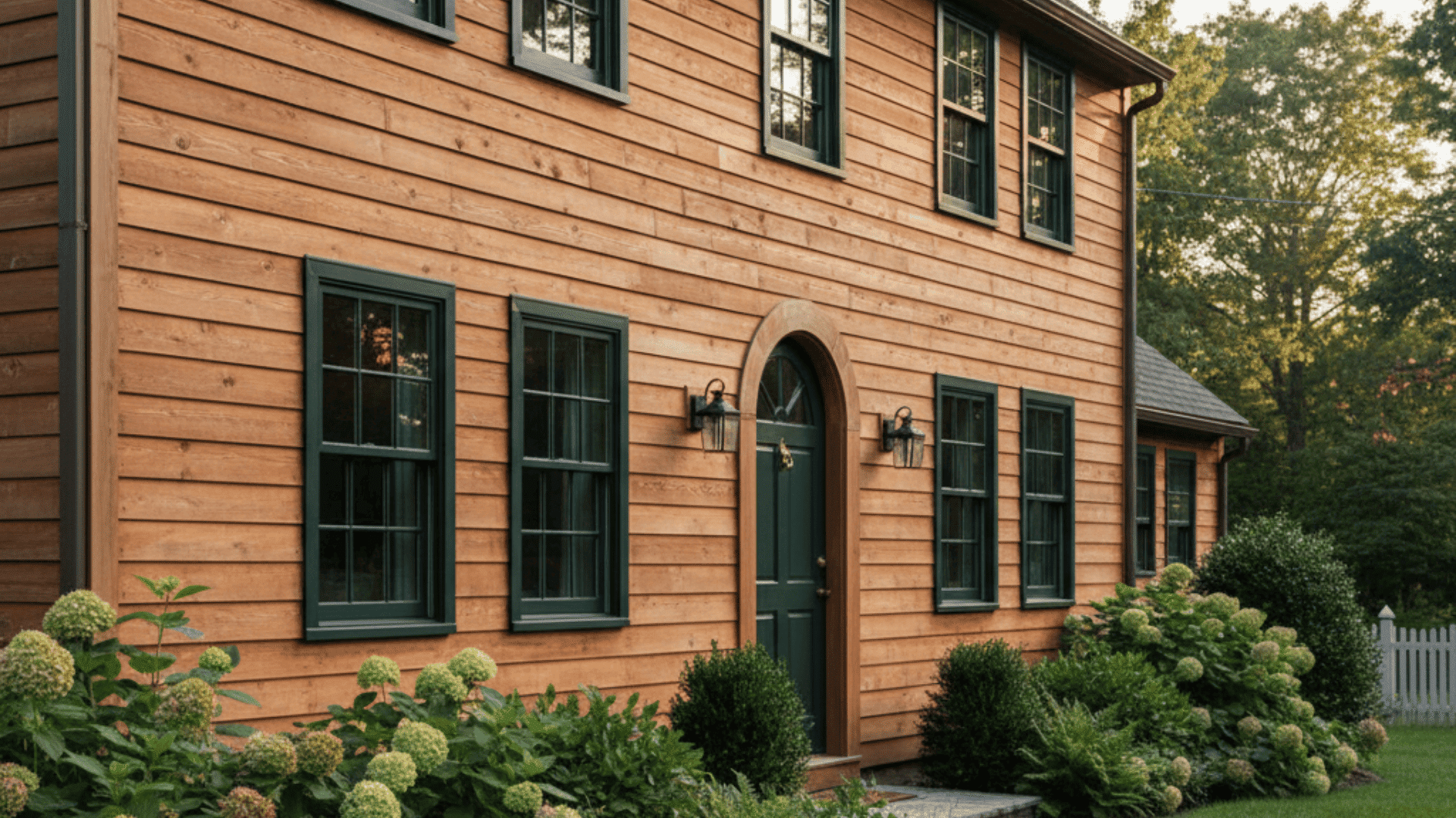 natural wood siding