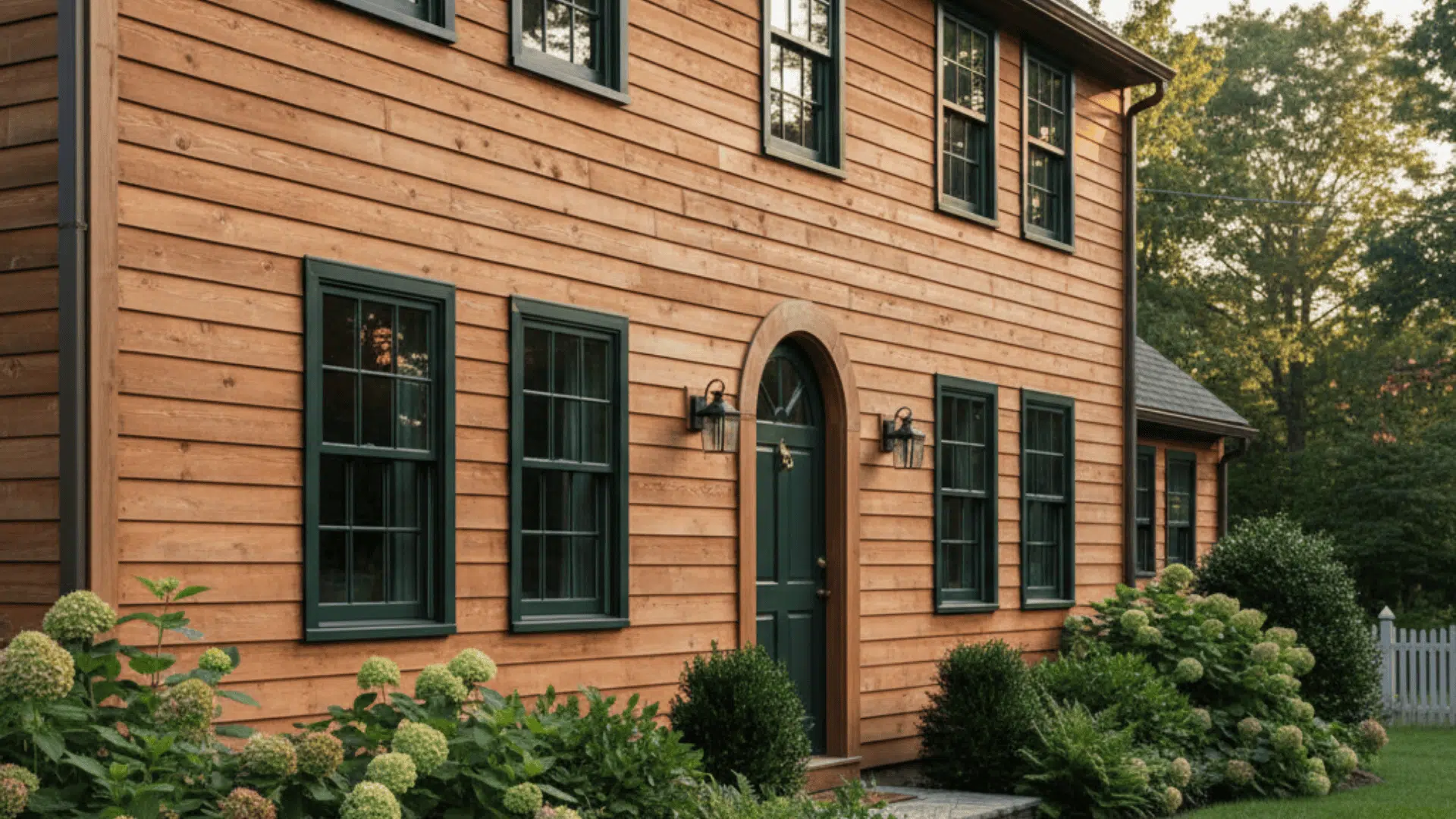 natural wood siding
