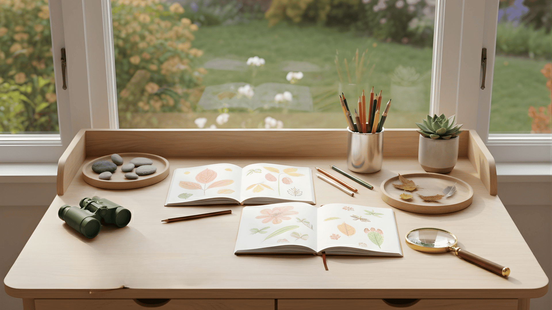 nature journal desk