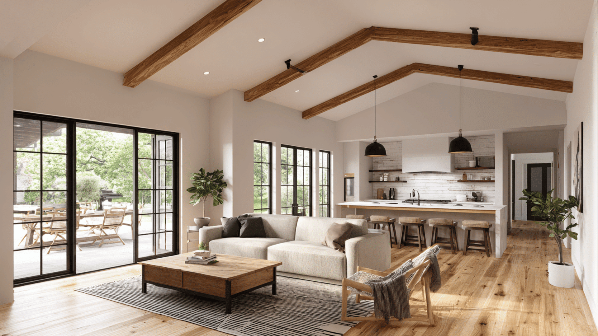 open concept gathering space