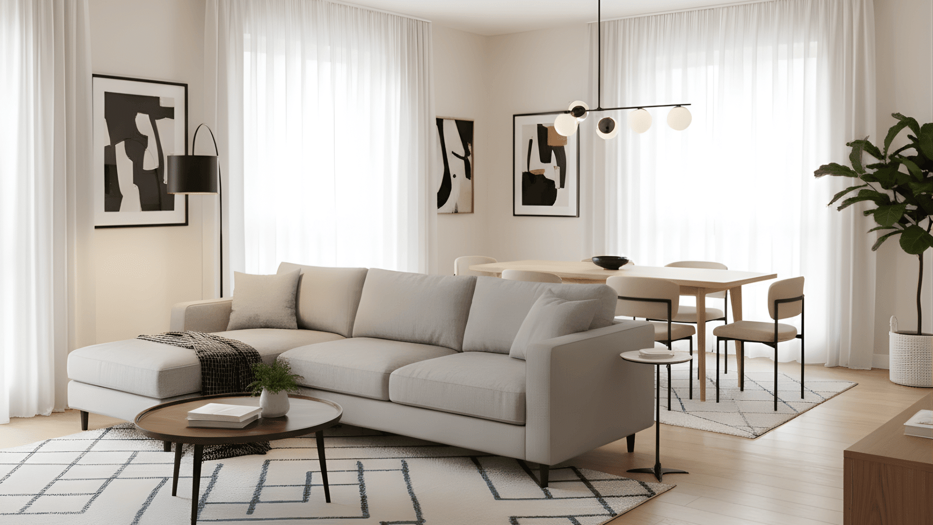 open concept spaces